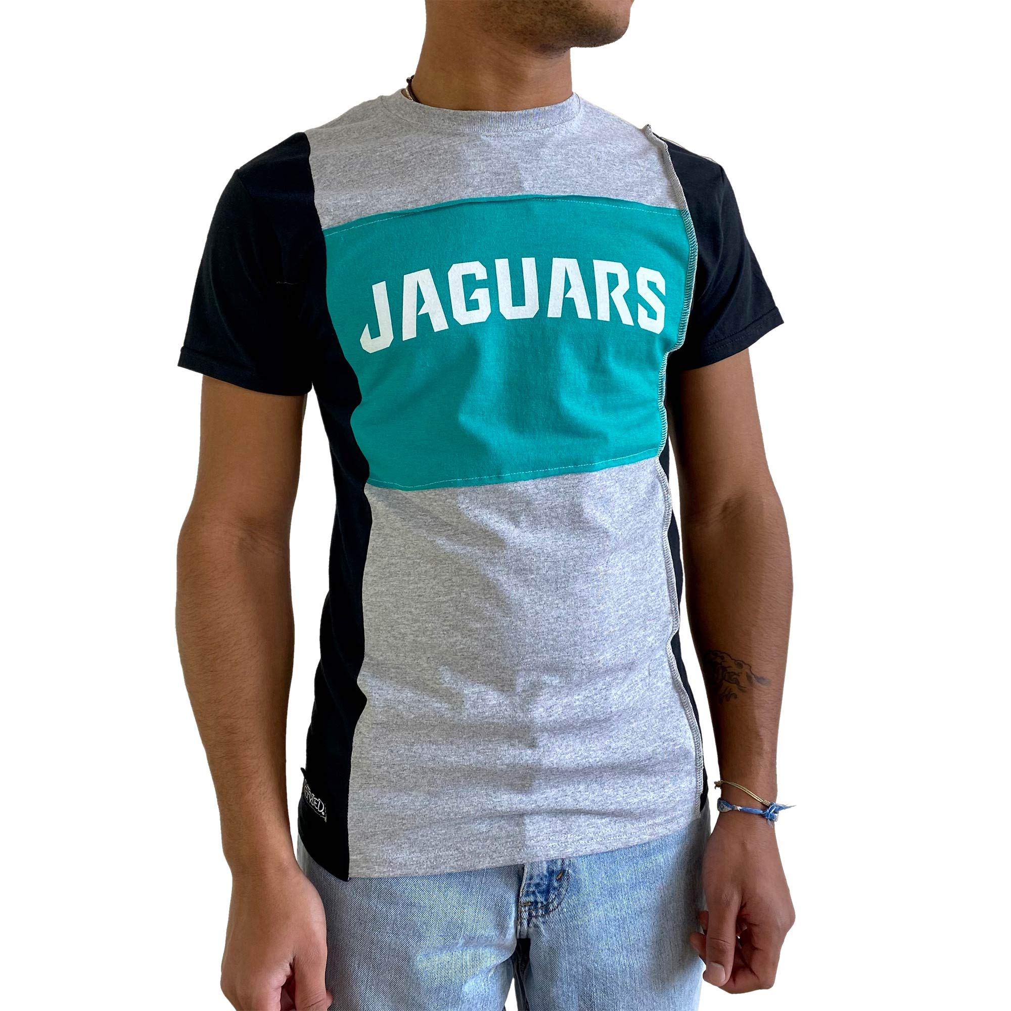 Refried Apparel Men's NFL Sustainable Split T-Shirt - Eco-Friendly Football Fan Tee for Game Day & Casual Wear