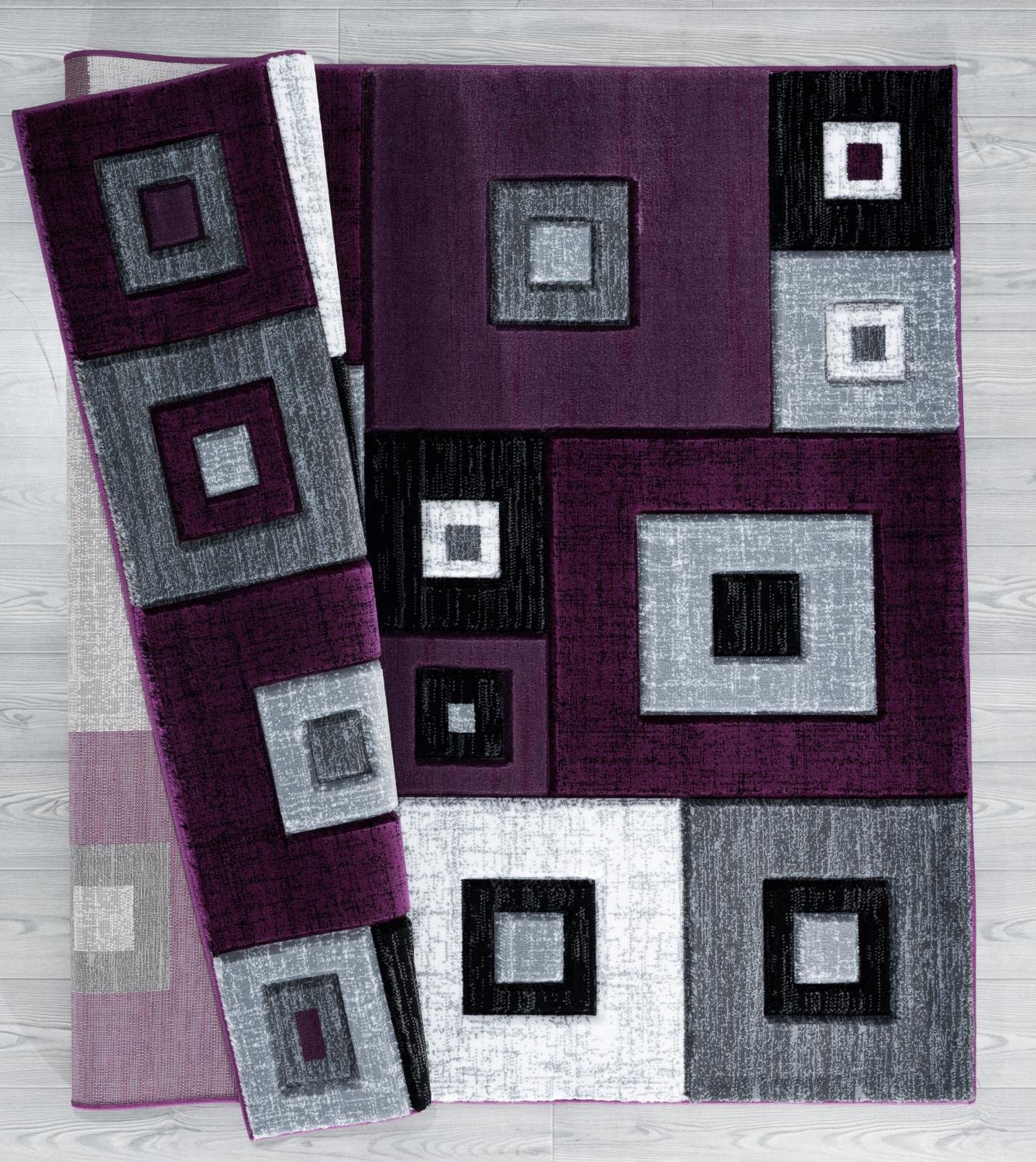 United Weavers of America Bristol Cicero Plum Round Rug 7'10