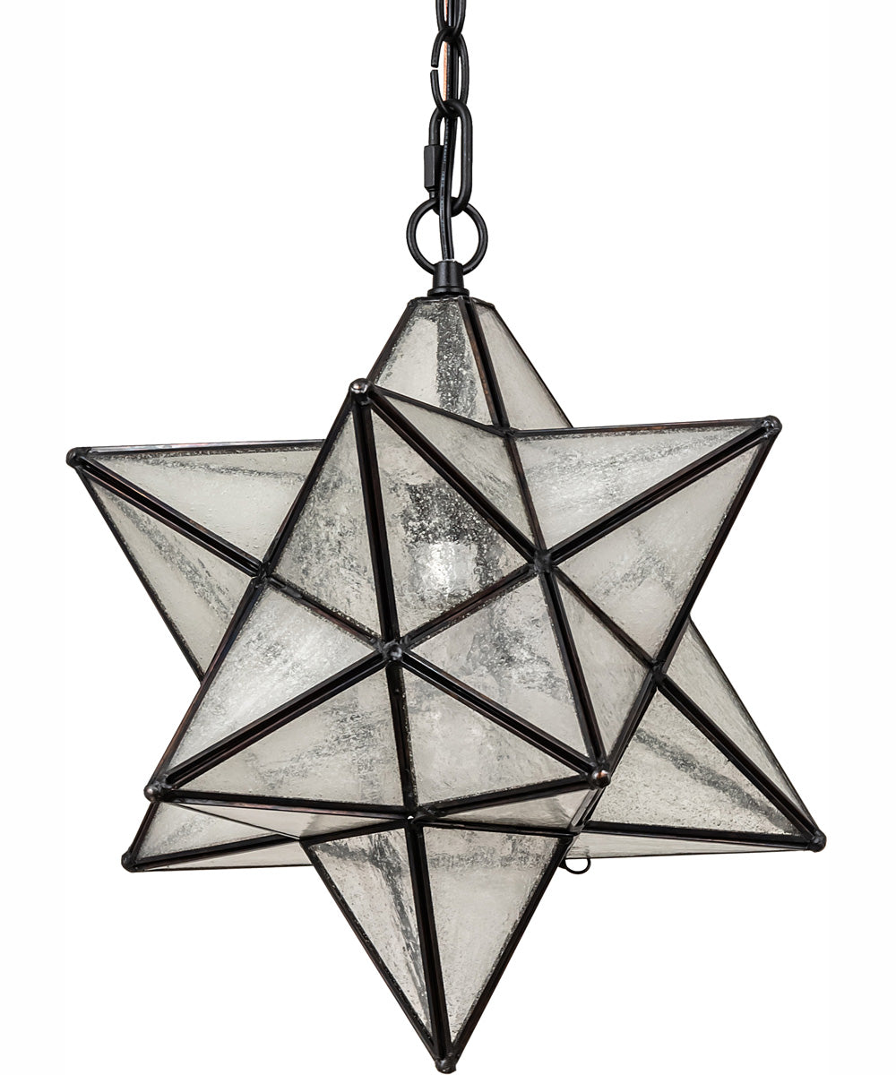 12 Inch Wide Moravian Star Pendant - Elegant Christmas Ornament for Tree Decor, Holiday Home Decoration & Festive Party Lighting
