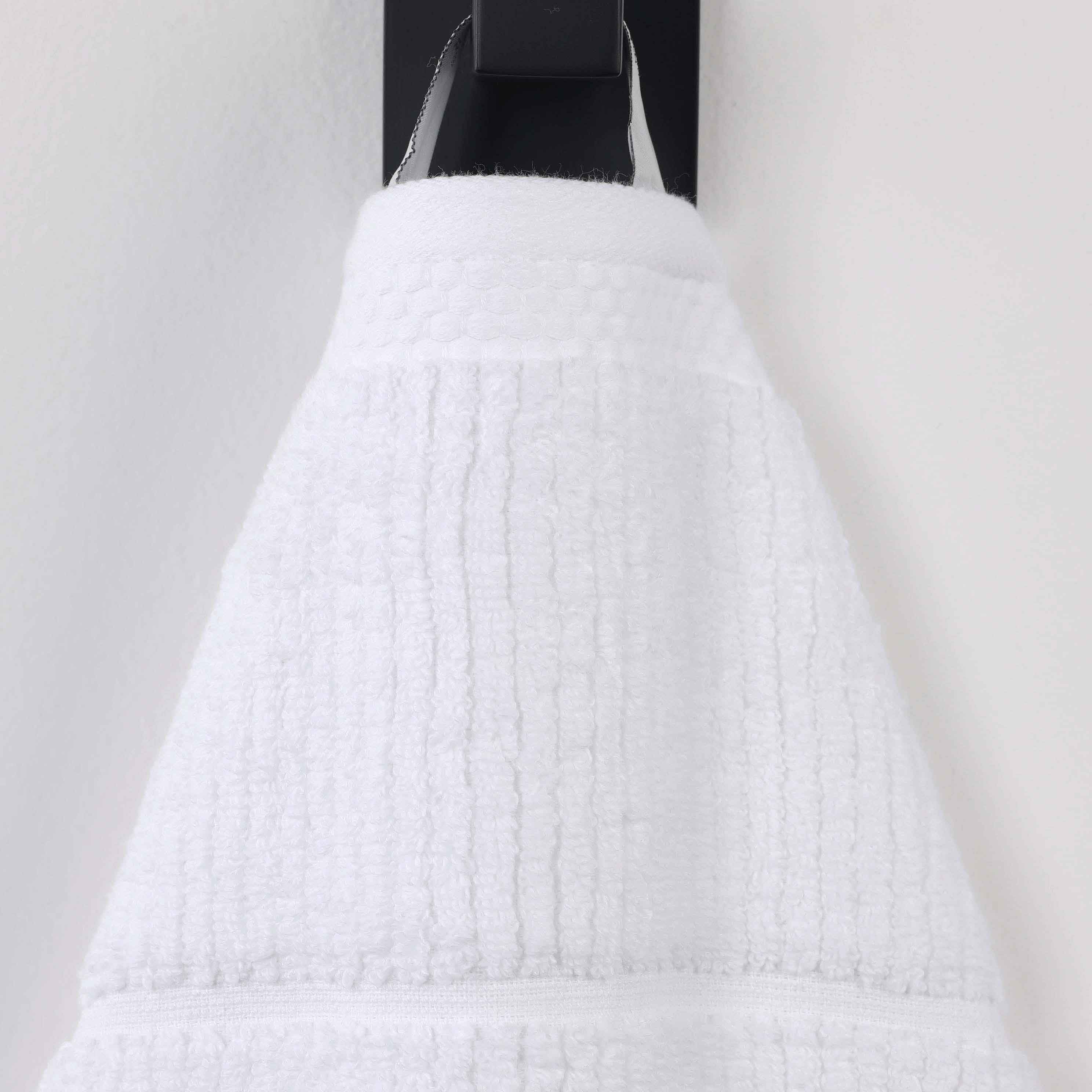 Milo Smart Twist Cotton Solid Ribbed Design Bath Sheets, Set of 2 - Ultra Soft & Absorbent Luxury Towels for Spa, Bathroom & Beach Use
