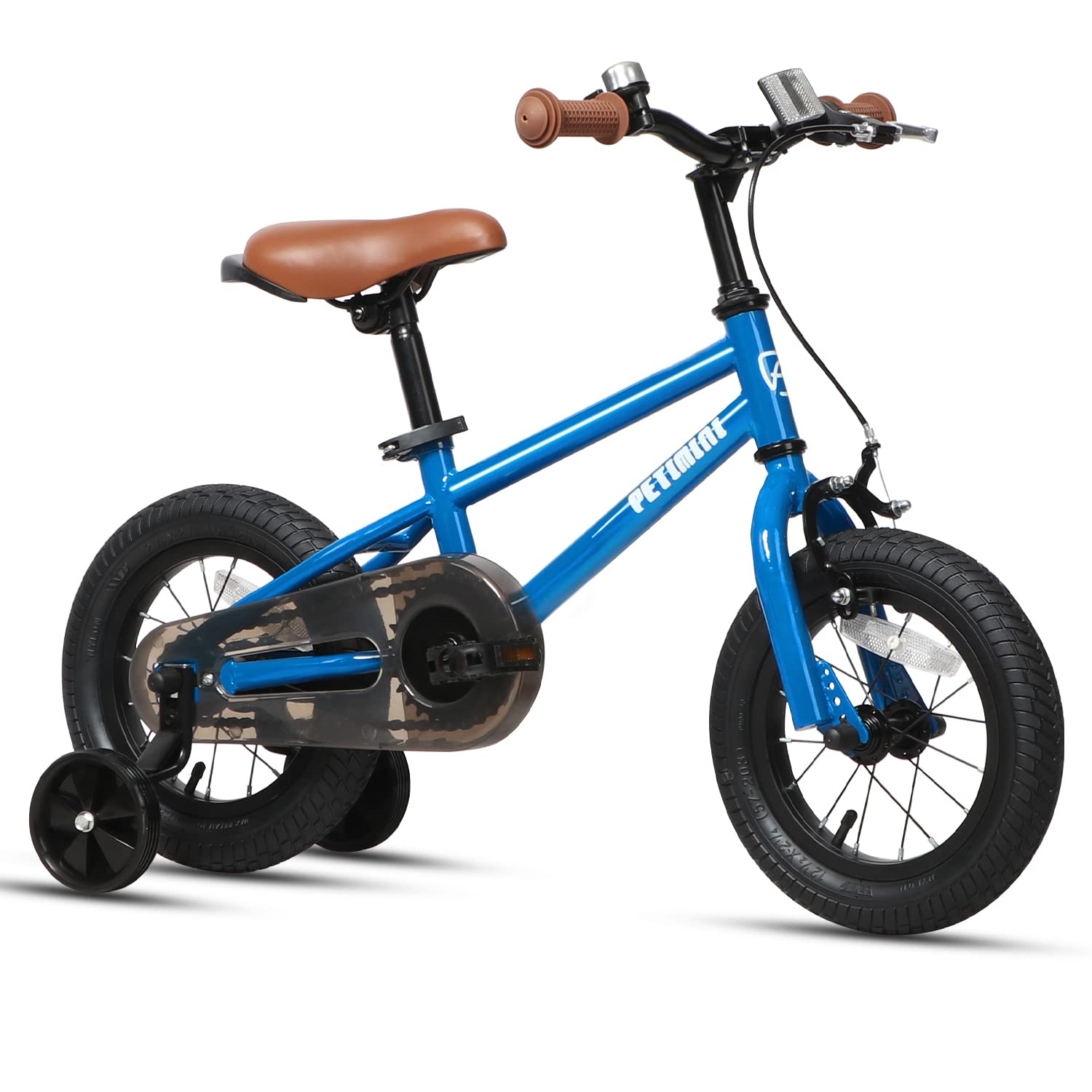 Petimini BMX Style Kids Bike for Boys & Girls - 12, 14, 16 Inch Children's Bicycle with Training Wheels | Multiple Color Options | Perfect for Neighborhood Rides, Park Adventures & Learning to Cycle