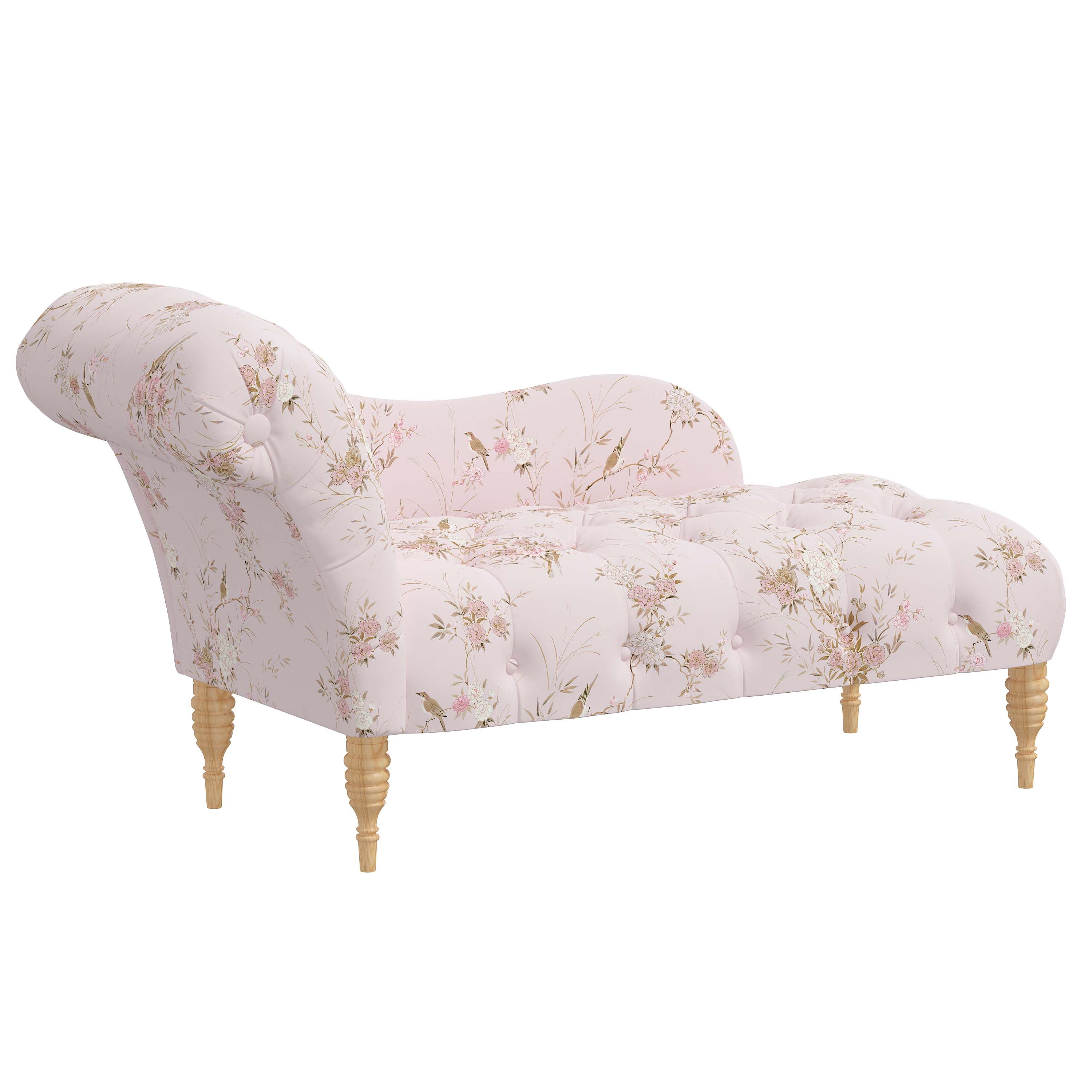 Rowen Chaise Lounge Chair - Modern Accent Furniture for Living Room, Bedroom & Patio - Stylish Upholstered Seating with Wooden Legs - Perfect for Relaxing, Reading & Decorating Your Home