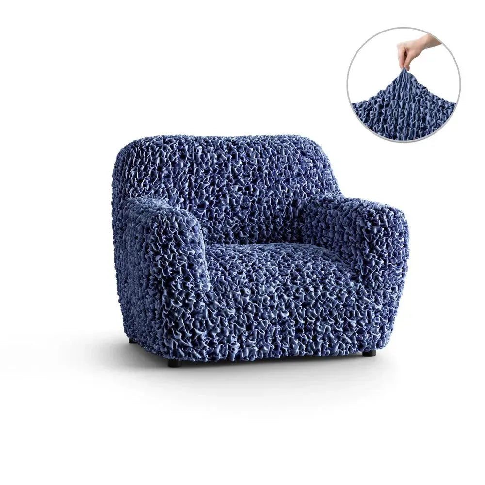Fuco Velvet Armchair Slipcover - Soft, Stretchable & Washable Sofa Cover for Living Room, Bedroom, or Office - Perfect for Home Decor & Furniture Protection