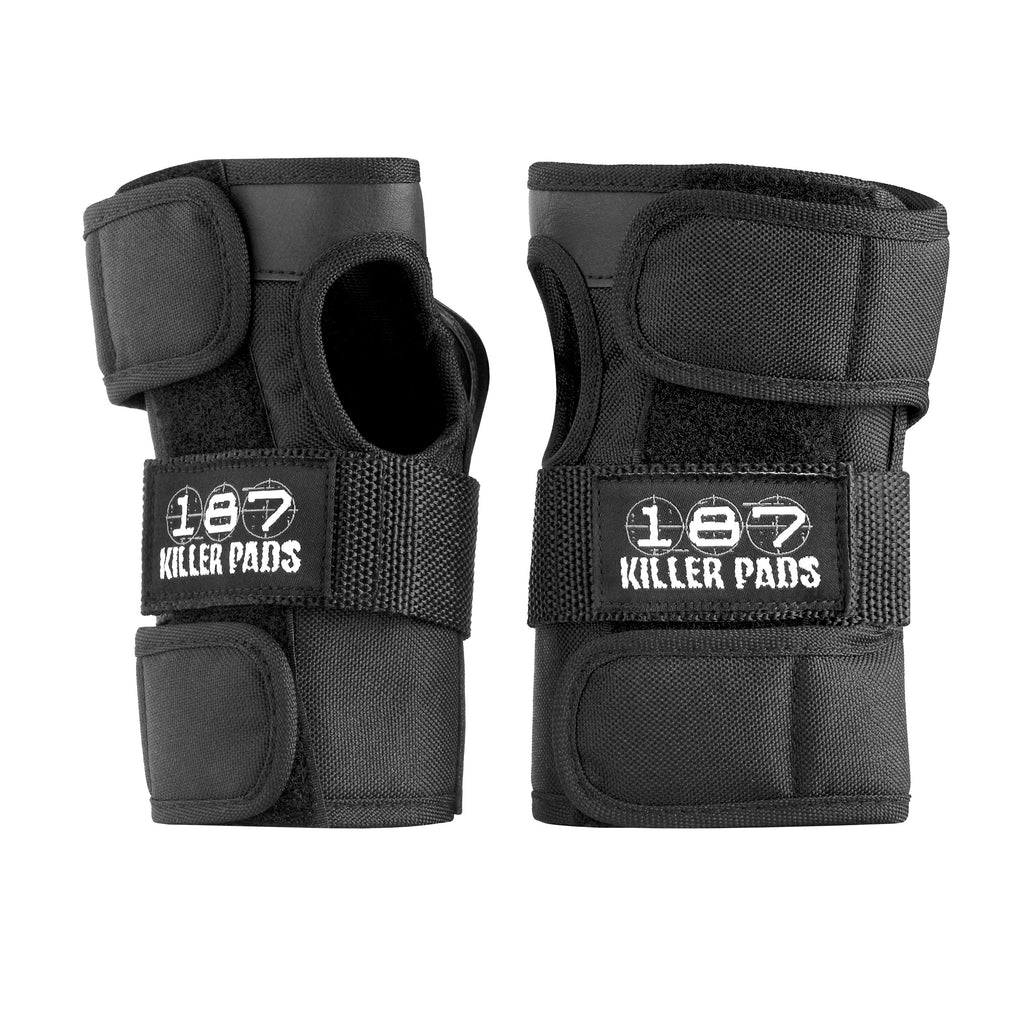 187 Killer Pads Wrist Guard - Black - Protective Wrist Support for Skateboarding, Rollerblading & Extreme Sports