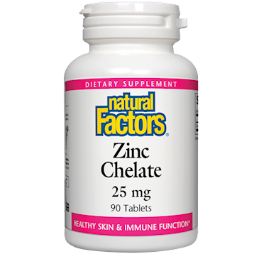 25mg Zinc Chelate Supplement for Immune Support & Metabolism Boost - Ideal for Daily Wellness & Active Lifestyles