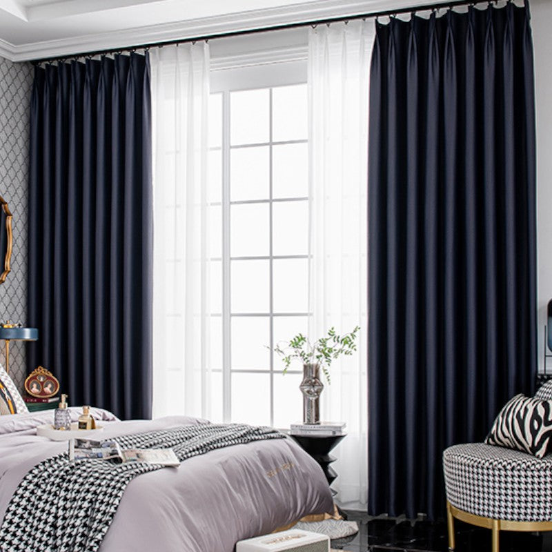 Aviana Blackout Curtains with Embossed Diamond Design - Custom Size for Bedroom & Living Room - Noise Reducing & Thermal Insulated Window Treatments for Home Decor
