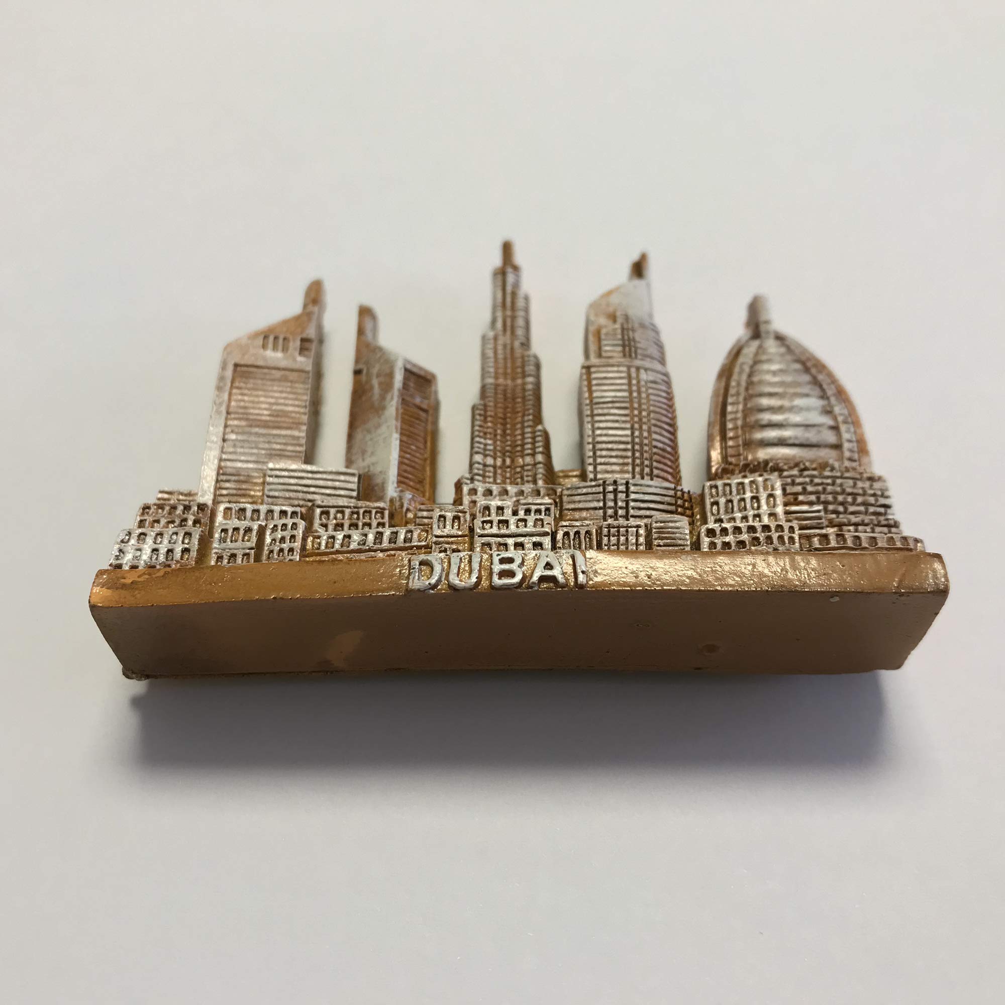 3D Dubai Skyline Refrigerator Magnet - Souvenir Travel Sticker for Home & Kitchen Decoration - Strong Fridge Magnet for Office, Gifts & Travel Memories