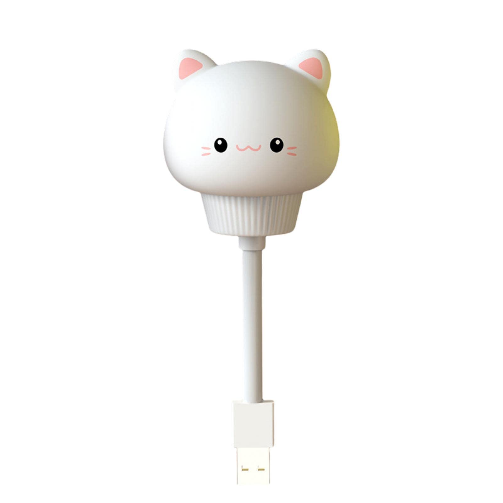 Eco-Friendly USB Night Light - Cartoon Animal Night Lamp for Kids Bedroom, Nursery, Living Room Decor | Energy Saving LED Desk Lamp for Reading, Relaxation & Sleep Aid