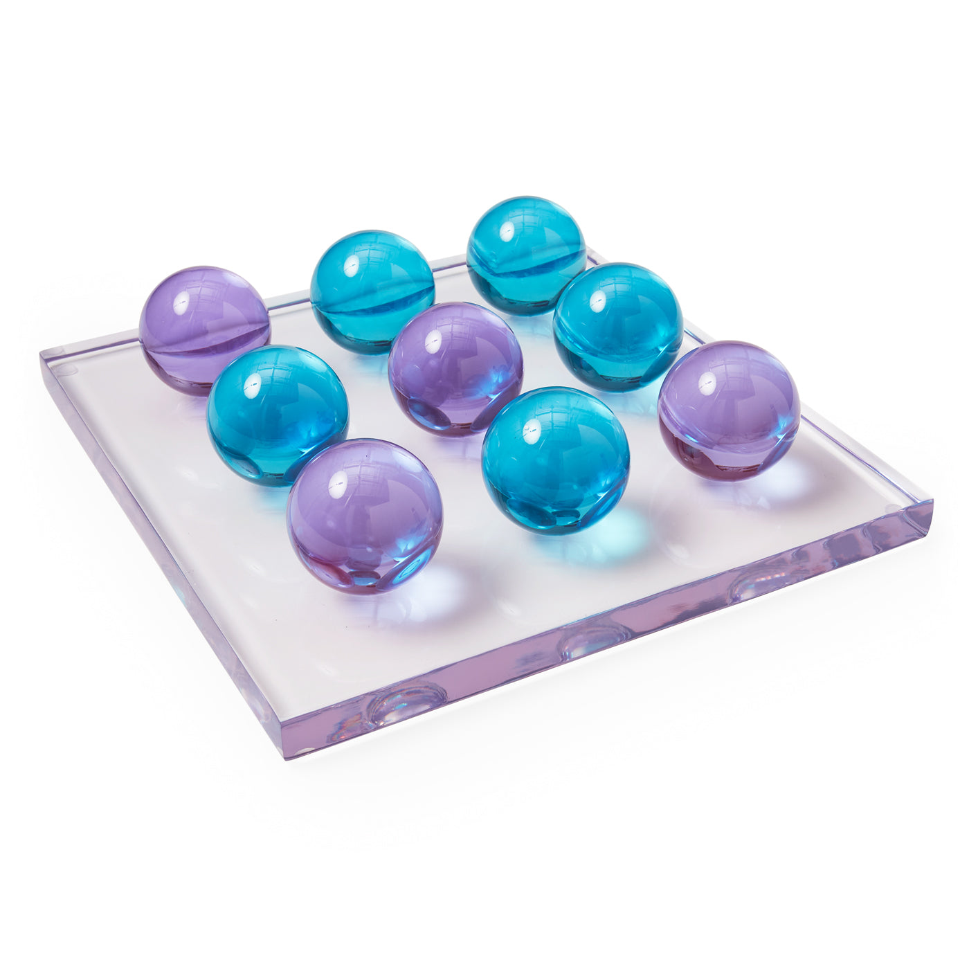 Premium Acrylic Tic Tac Toe Game Set - Durable Travel Board Game for Kids & Adults - Perfect for Parties, Camping & Family Game Nights