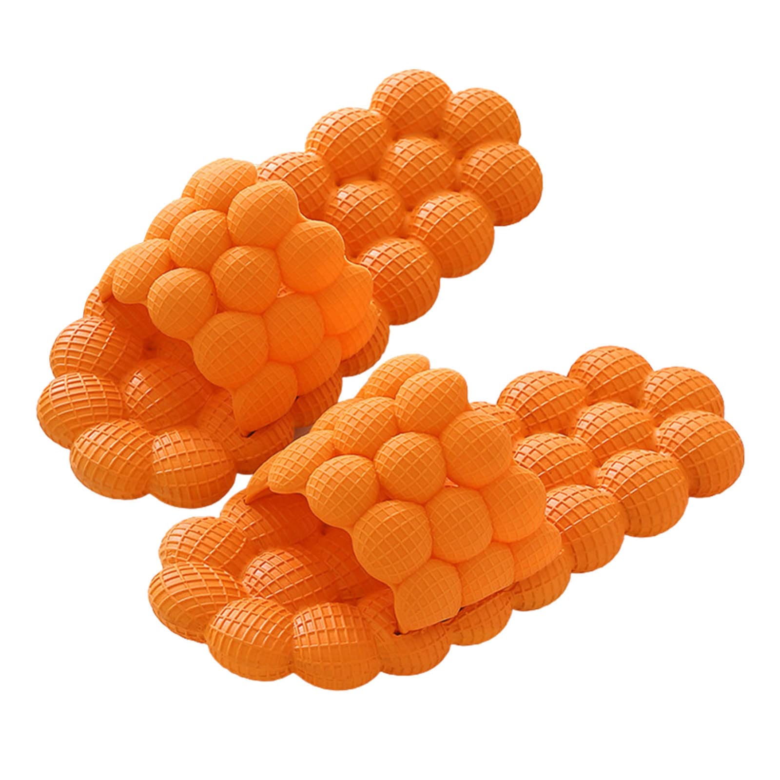 Unisex Bubble Massage Slippers - Soft PVC Lightweight Non-Slip Indoor/Outdoor Slippers for Women & Men - Perfect for Spa, Gym, Shower and Home Relaxation