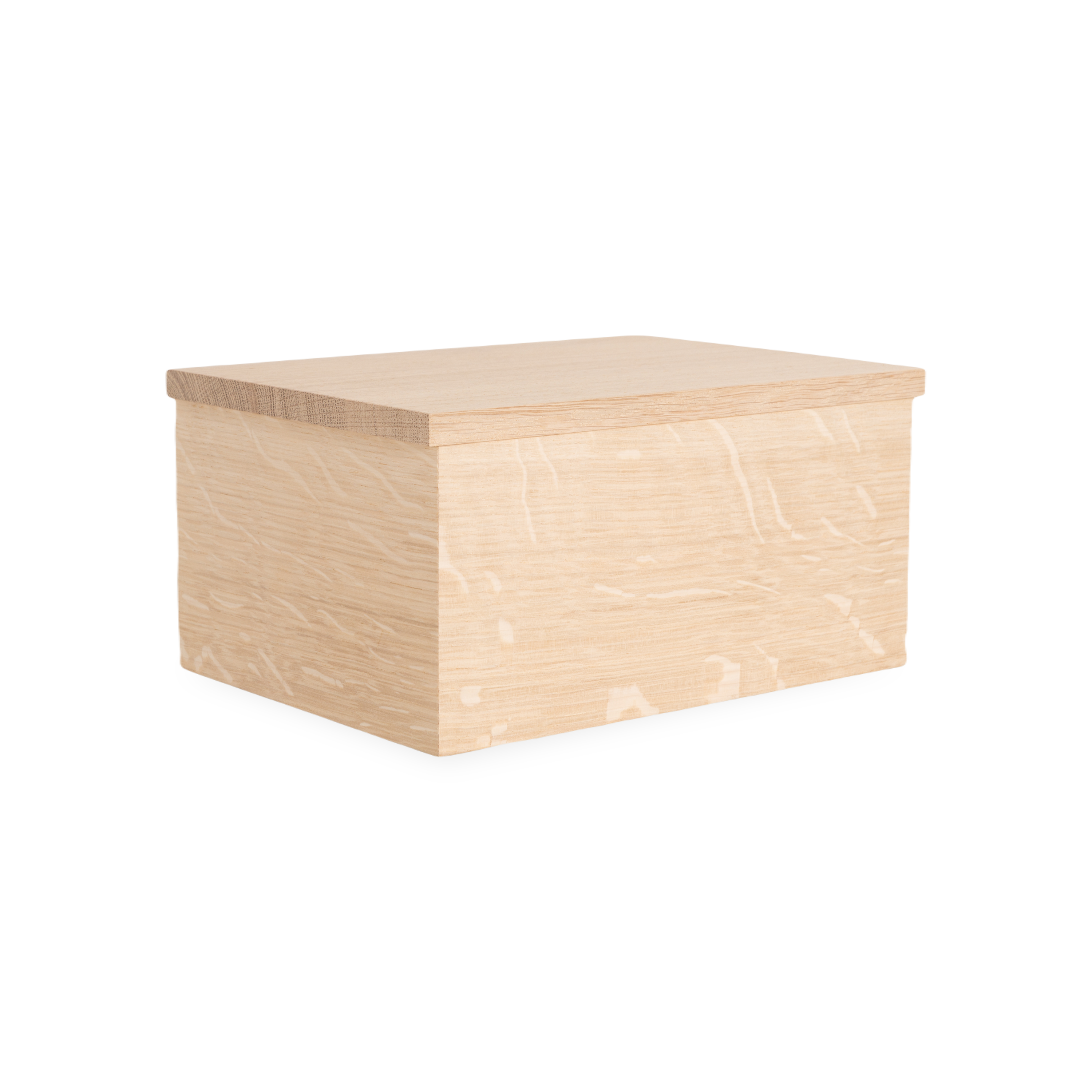Premium Oak Wood Storage Box - Handcrafted Natural Wooden Box for Jewelry, Keepsakes & Home Decor | Perfect for Gift Giving, Organizing & Displaying Treasures