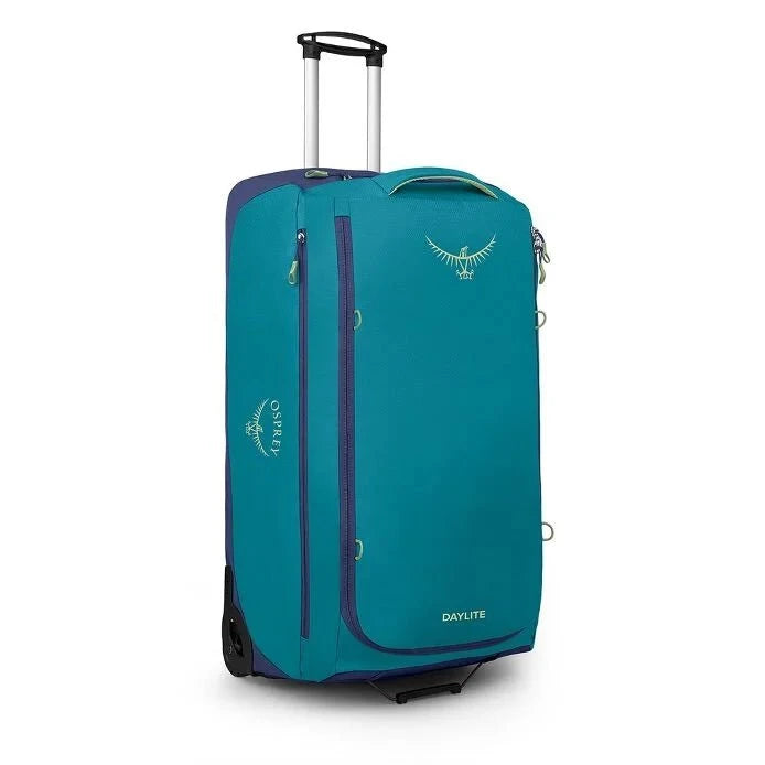 Osprey Daylite Wheeled Duffel 115 - Lightweight Rolling Travel Duffel Bag for Airplane Carry-On, Weekend Trips & Gym Gear Storage