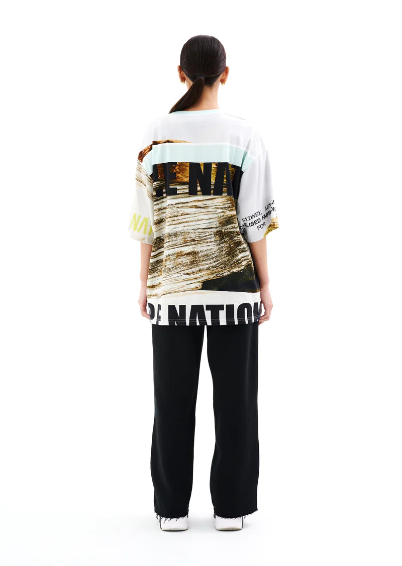 Bermuda Tee with Scene Print - Stylish Casual T-Shirt for Men & Women | Perfect for Beach, Vacation and Summer Outfits