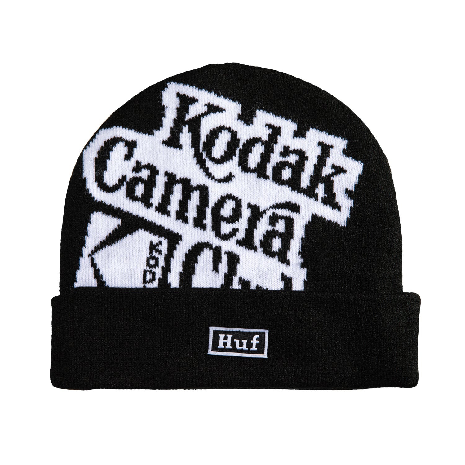 HUF x Kodak Camera Club Knit Sweater - Black Unisex Pullover for Streetwear & Photography Enthusiasts | Perfect for Urban Fashion & Creative Photoshoots