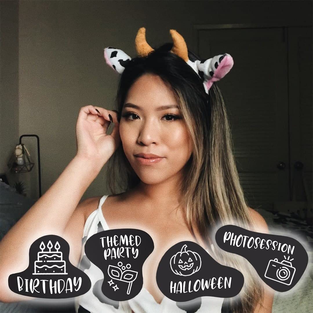 Cow Print Party Headbands - Farm Animal Ears for Baby Showers, Birthday Decorations & Themed Parties | Perfect for Farm-Themed Events, Costumes & Photo Props