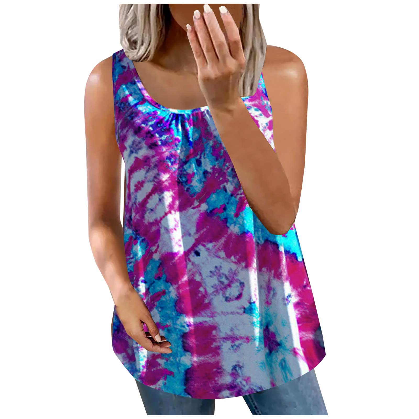 Women's Graphic Tank Tops - Sleeveless Summer Casual Shirts with Regular Print | Sexy Vest Tops for Beach, Gym & Everyday Wear