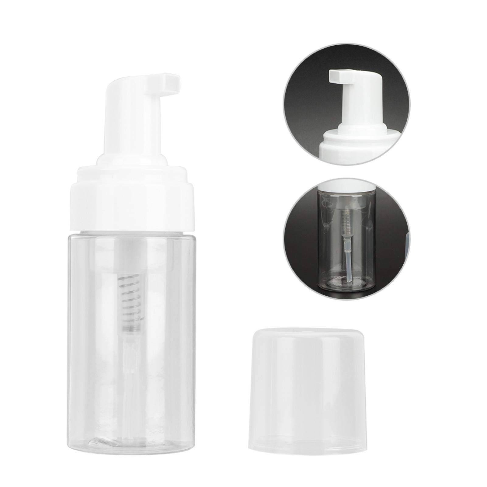 Rotekt Portable Foaming Soap Dispenser - Refillable Travel Size Mousse Foam Bottle for Hand Soap, Shampoo & Lotion | Perfect for Travel, Gym, Office & Home Use (2-Pack)