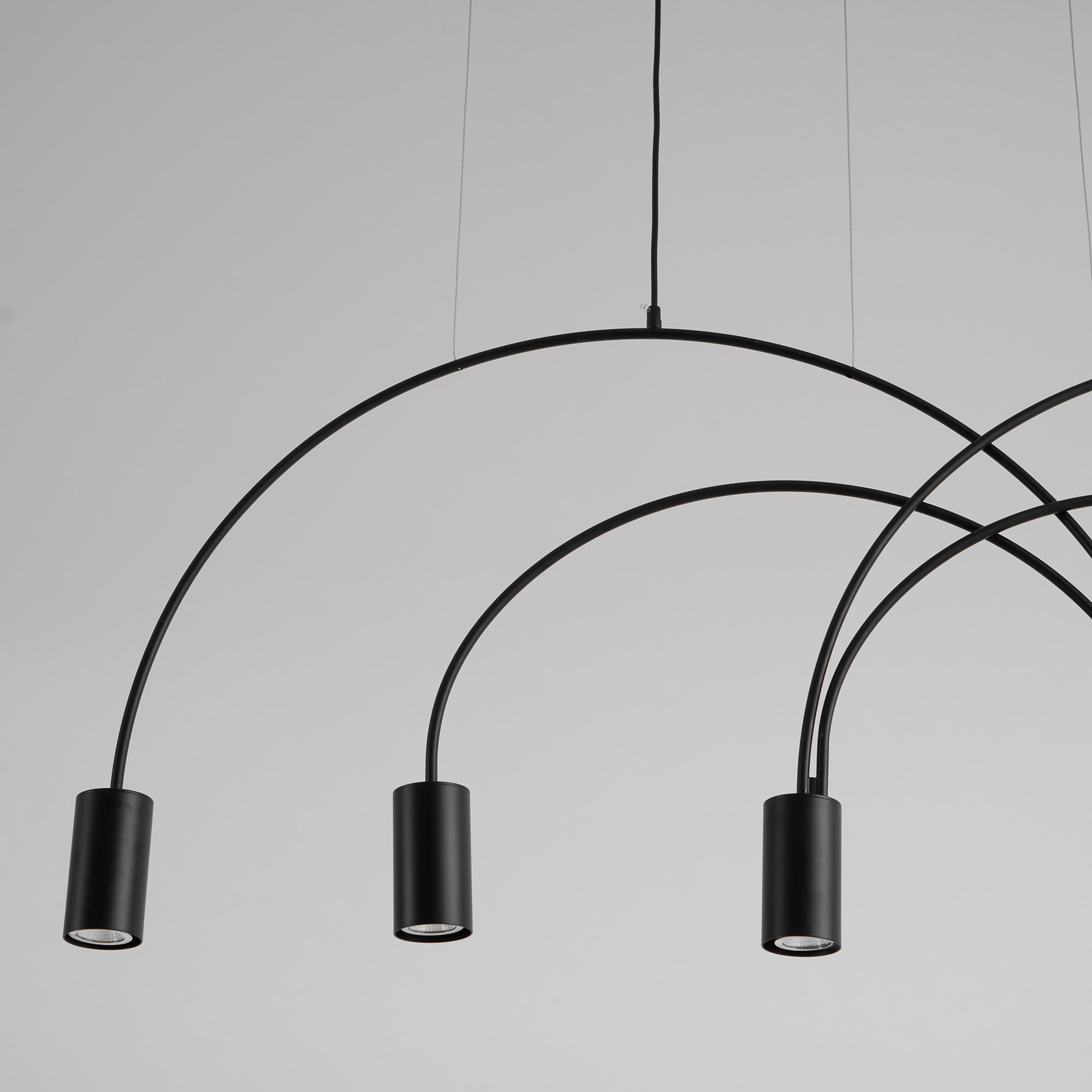 Modern Arcs Pendant Light - Sleek Contemporary Hanging Fixture for Kitchen Island, Dining Room, or Bedroom Lighting