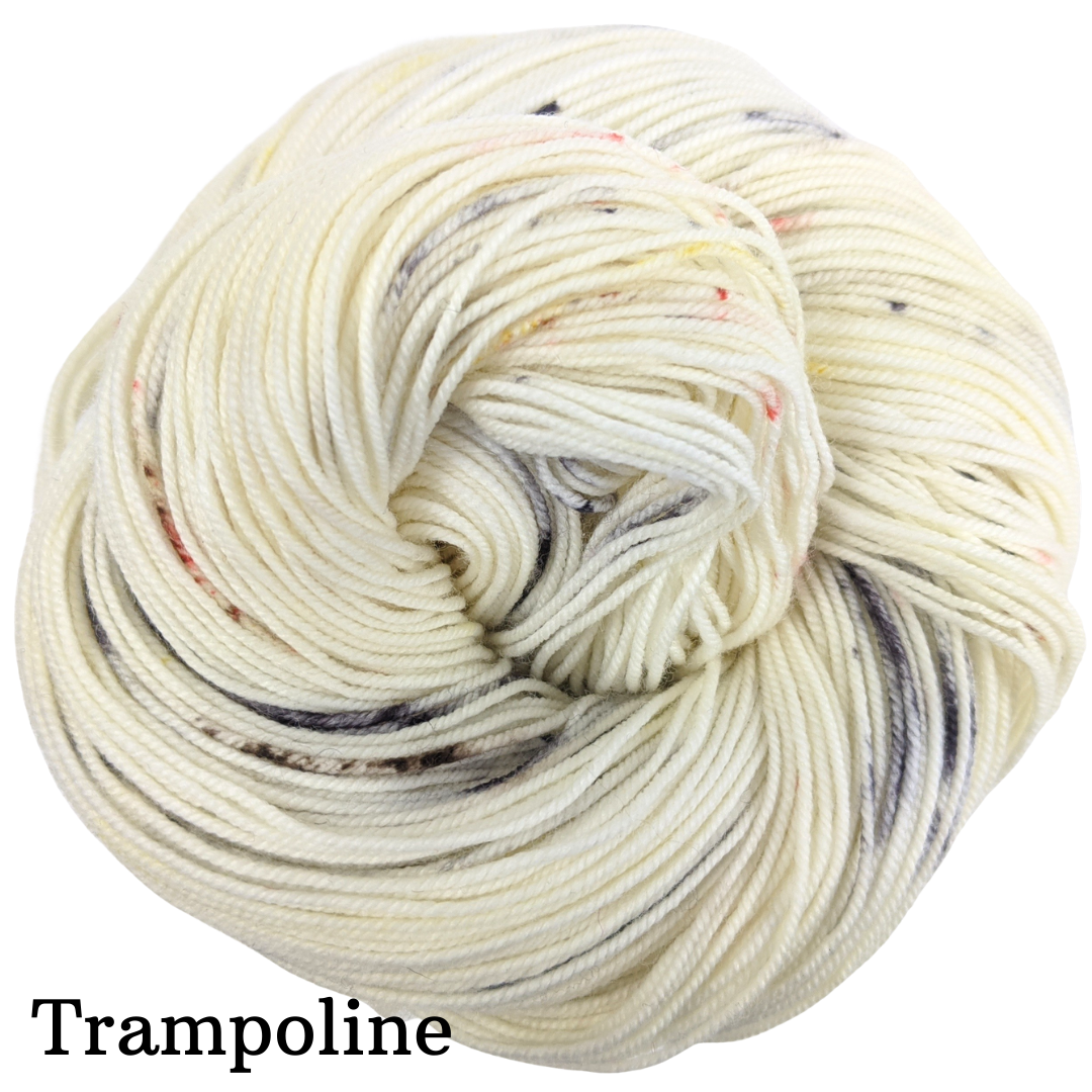 Knitcircus Yarns Fox in the Henhouse Speckled Skeins - Hand-Dyed Premium Yarn for Knitting & Crocheting | Ready to Ship | Perfect for Scarves, Hats & Sweaters