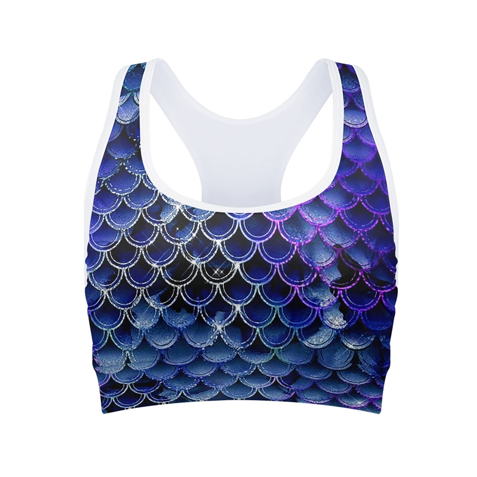 Women's Southwestern Stripes Sports Bra - Yoga & Running Support for Active Lifestyles