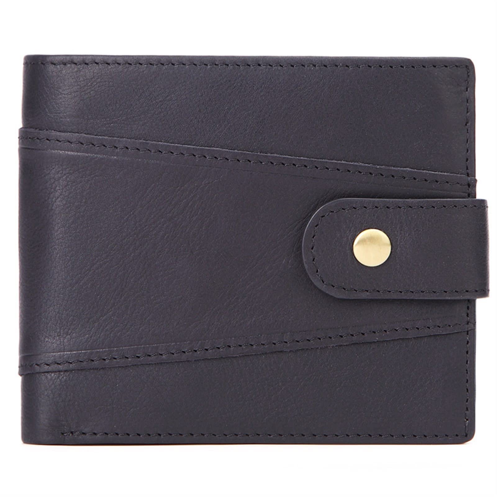 Premium Leather Wallet for Men - Slim RFID Blocking Bifold Wallet with Money Clip (10×12×2.5cm) - Perfect Gift for Dad, Husband, Boyfriend | Business, Travel & Everyday Use