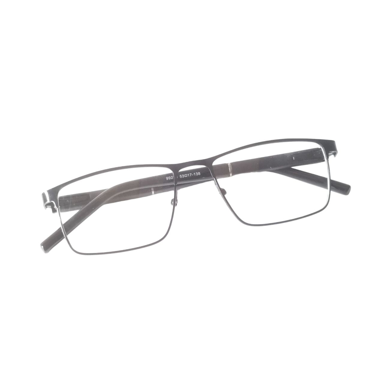 Premium Luxury Rectangle Black Full Frame Glasses - Stylish Eyewear for Work, Reading & Fashion | Trendy Unisex Optical Frames for Men & Women