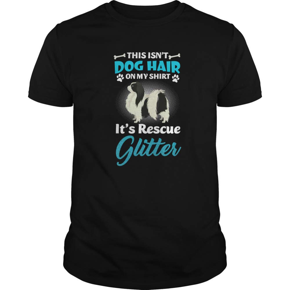 CARAZ Store - This Isn't Dog Hair It's Rescue Glitter Funny Dog Lover T-Shirt for Men - Perfect Gift for Pet Owners & Animal Rescue Supporters