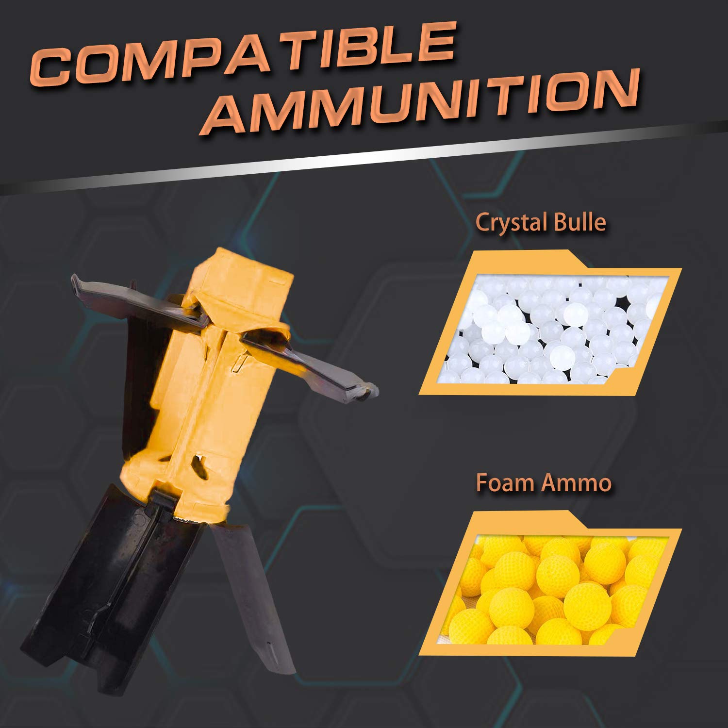 Ruibytree Tactical Plastic Toy for Nerf - CS Nerf Rival Battle Game, Strike Games, CS Battle Game - Perfect for Indoor and Outdoor Combat Fun