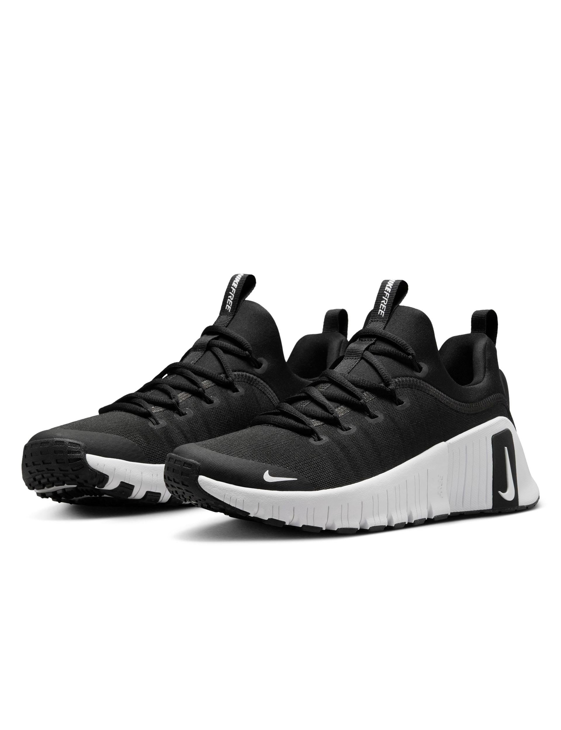 Nike Free Metcon 6 Training Shoes - Black/White for CrossFit, Gym & Weightlifting Workouts