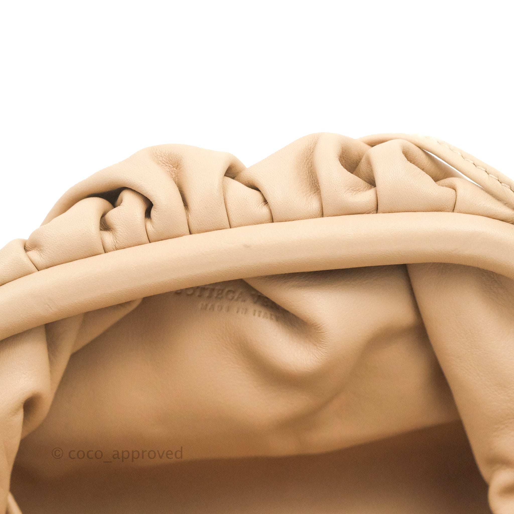 Bottega Veneta Mini Pouch in Butter Calfskin Leather - Bordeaux & Nude Colors | Perfect for Evening Bags, Crossbody Purses & Women's Fashion Accessories