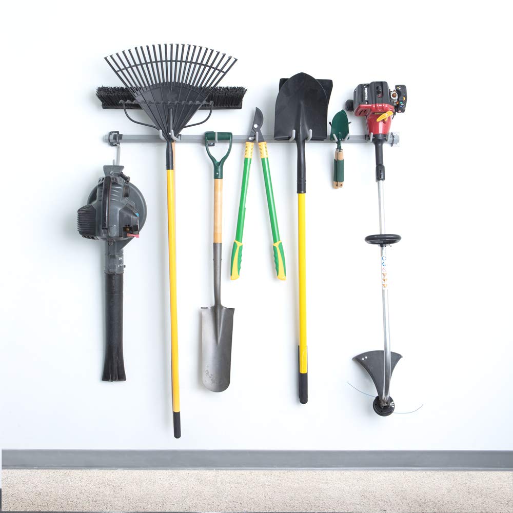 Monkey Bars Yard Tool Rack (Large) - Heavy Duty Garage & Garden Organizer for Shovels, Rakes & Outdoor Equipment - Perfect for Shed, Garage & Backyard Storage