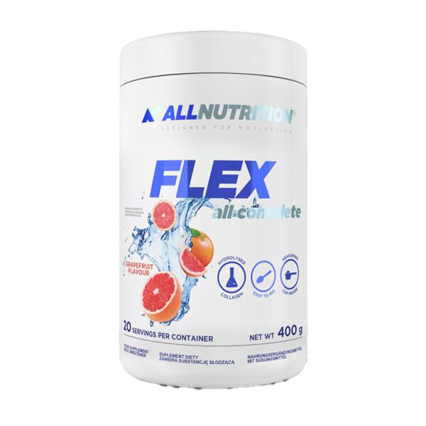 Allnutrition Flex All Complete Grapefruit Flavored Whey Protein Powder - 400g for Muscle Recovery & Workout Supplement | Pre & Post Workout, Gym, Fitness, Bodybuilding