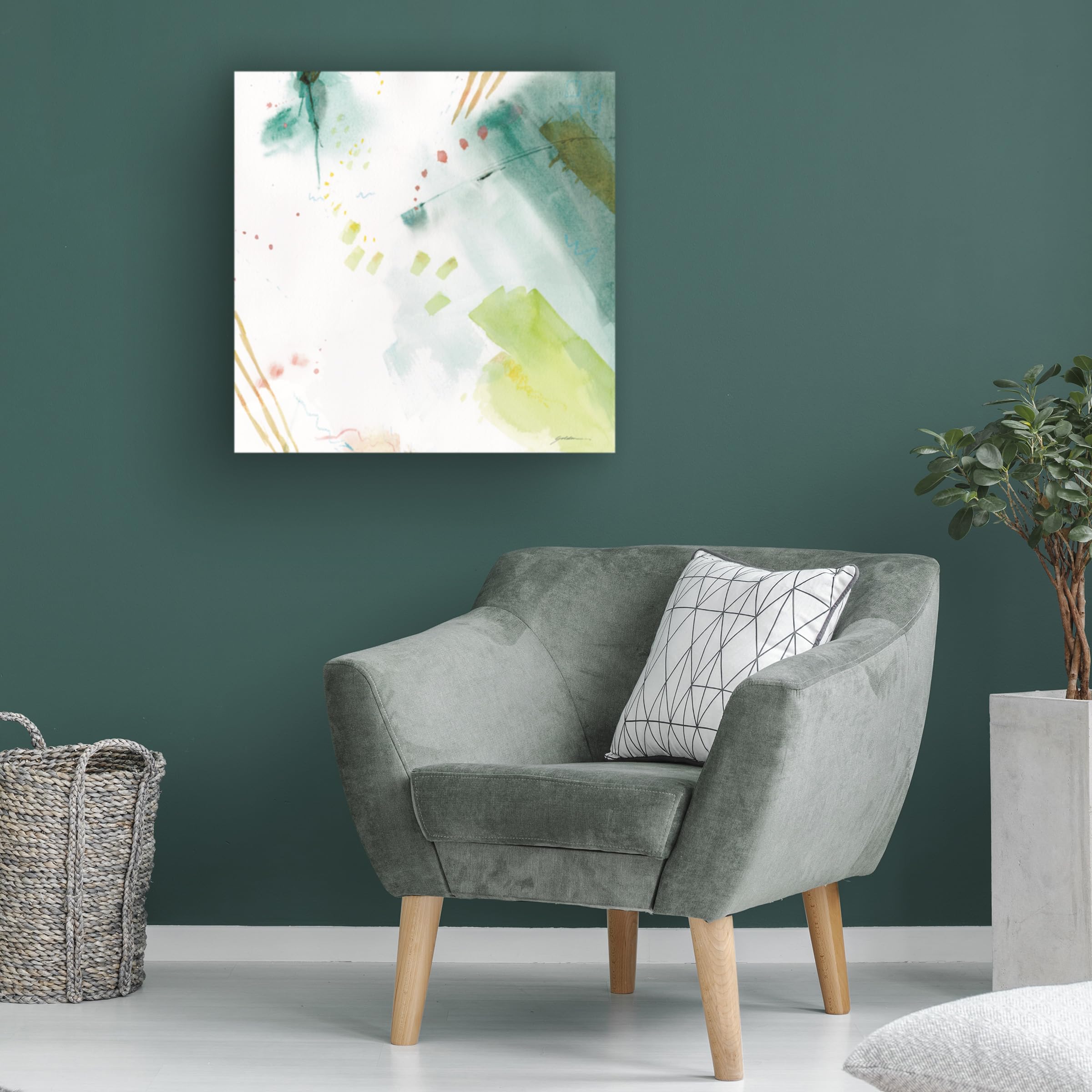 Shoreline Canvas Art by Sheila Golden - Handmade Coastal Wall Decor for Living Room, Bedroom & Office - Beach Themed Home Decor