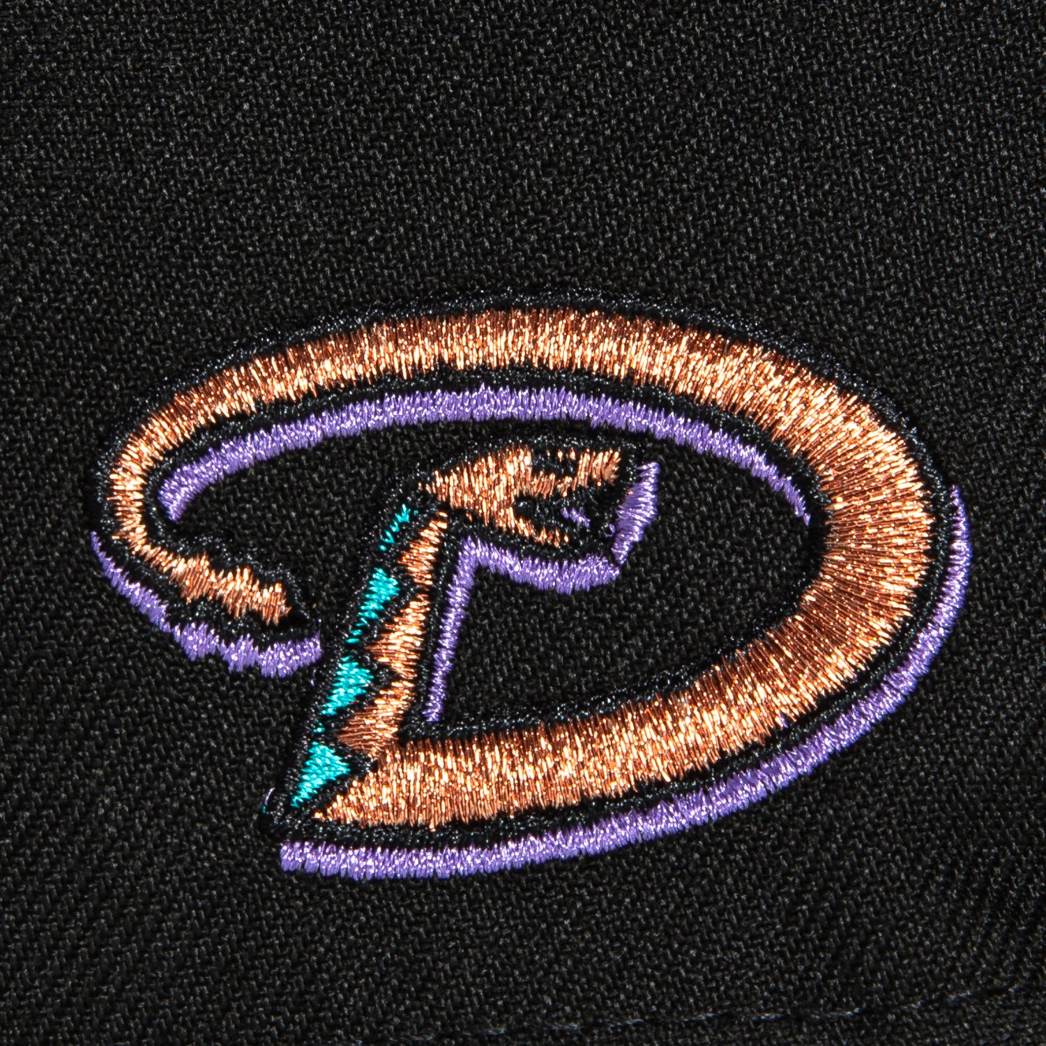 New Era 59Fifty Arizona Diamondbacks Logo Patch Script Hat - Black MLB Baseball Cap for Men & Women - Perfect for Games, Fan Gear & Streetwear Fashion