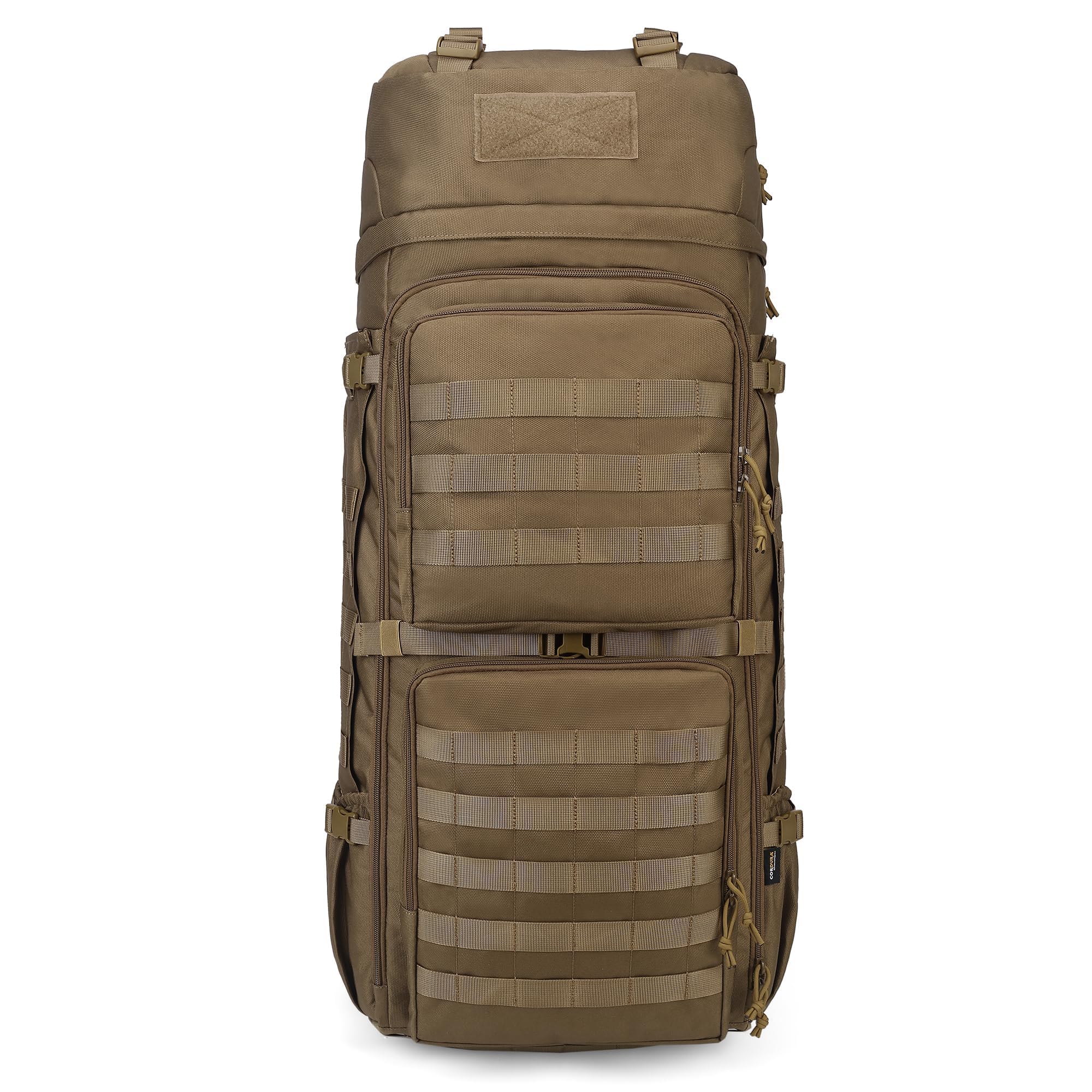 Mardingtop 75L Military Tactical Backpack for Men - Durable Cordura Internal Frame Hiking Backpack with Recco Reflector - Perfect for Camping, Snowboarding & Outdoor Adventures