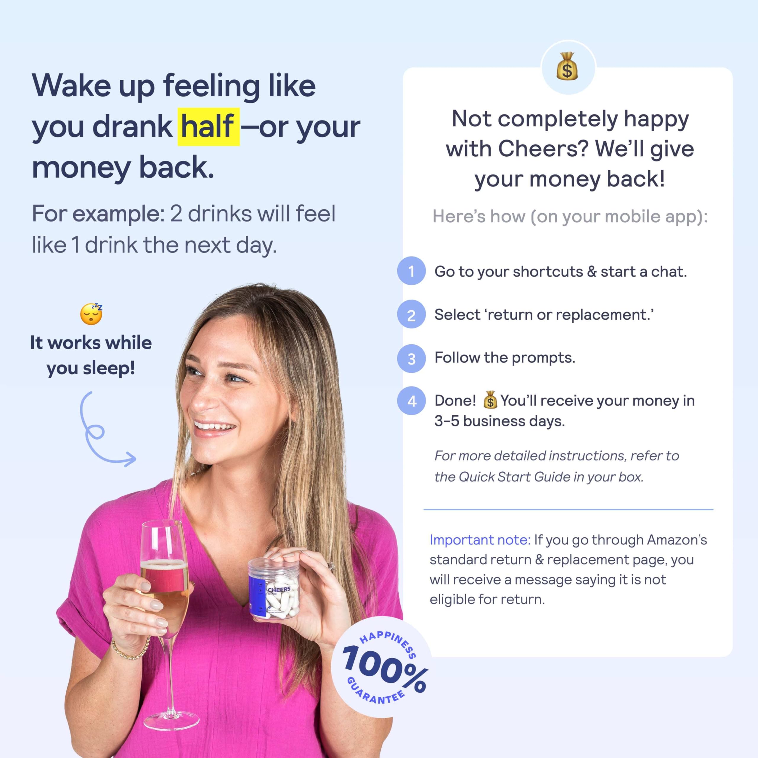 Cheers Liver Combo Supplement | Liver Support & Detox with DHM, L-Cysteine, Milk Thistle | Post-Alcohol Recovery & Daily Liver Protection | 24 Restore + 60 Protect Doses | Perfect for Hangover Relief & Healthy Lifestyle