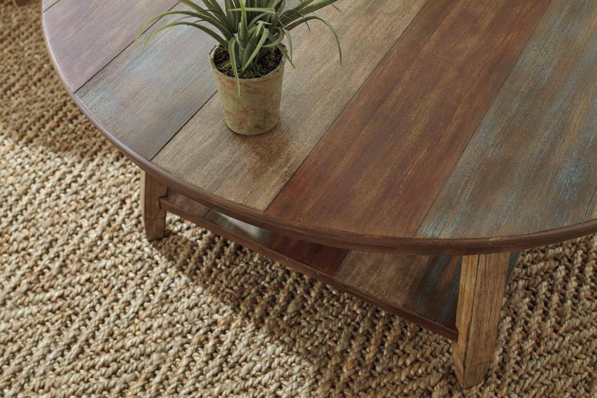 Raebecki Coffee Table & 2 End Tables Set T221 - 13 Inch Modern Side Tables for Living Room, Bedroom, Office - Perfect for Coffee, Books, and Decor
