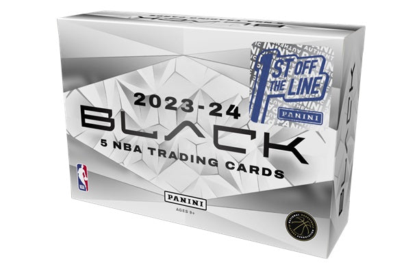 2023-24 Panini Black Basketball Hobby Box FOTL - Premium Collectible Trading Cards for NBA Fans & Investors - Perfect for Card Collecting, Trading, and Investment Portfolios