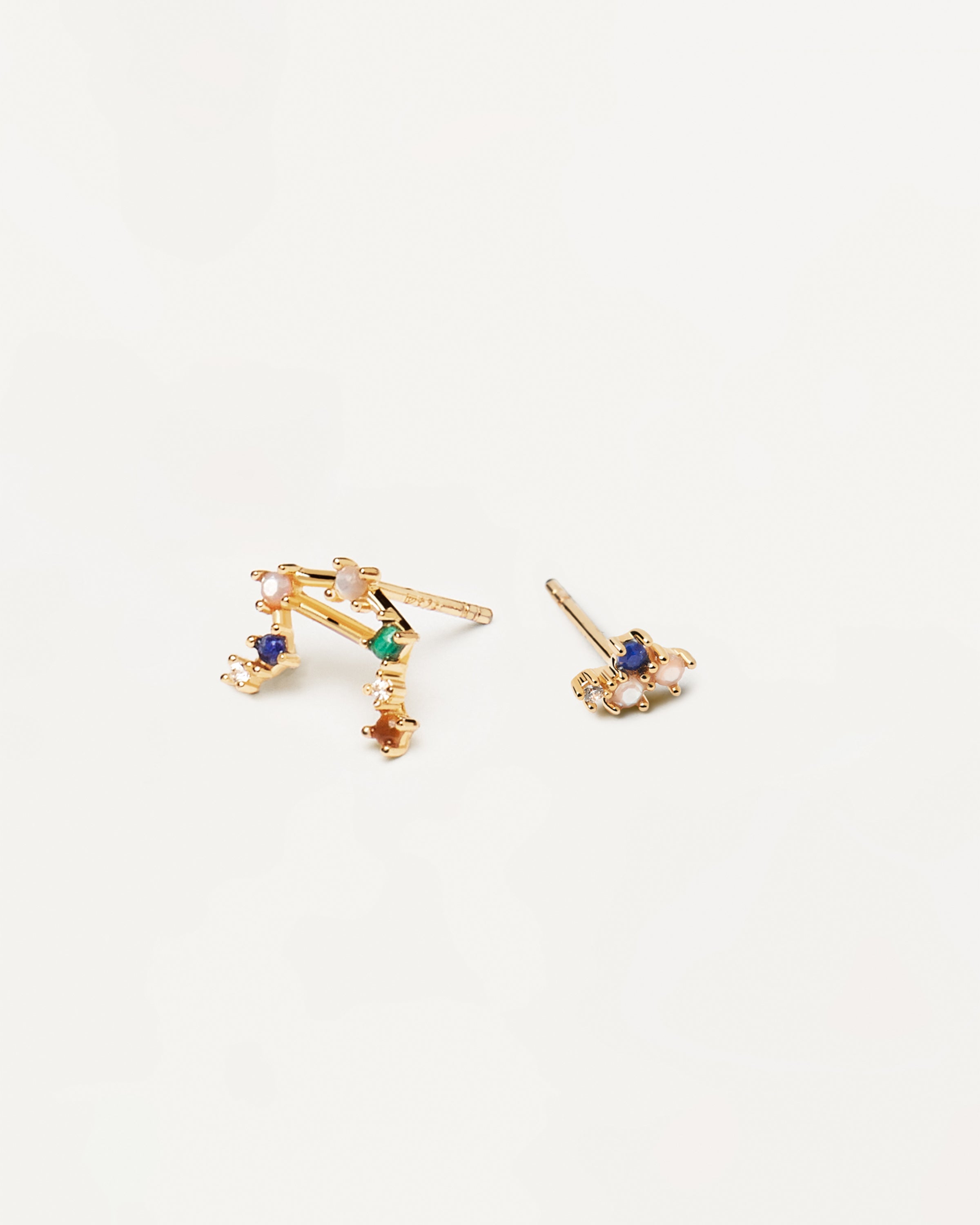 Libra Zodiac Sign Earrings for Women - Elegant Gold & Silver Constellation Jewelry for Daily Wear & Special Occasions