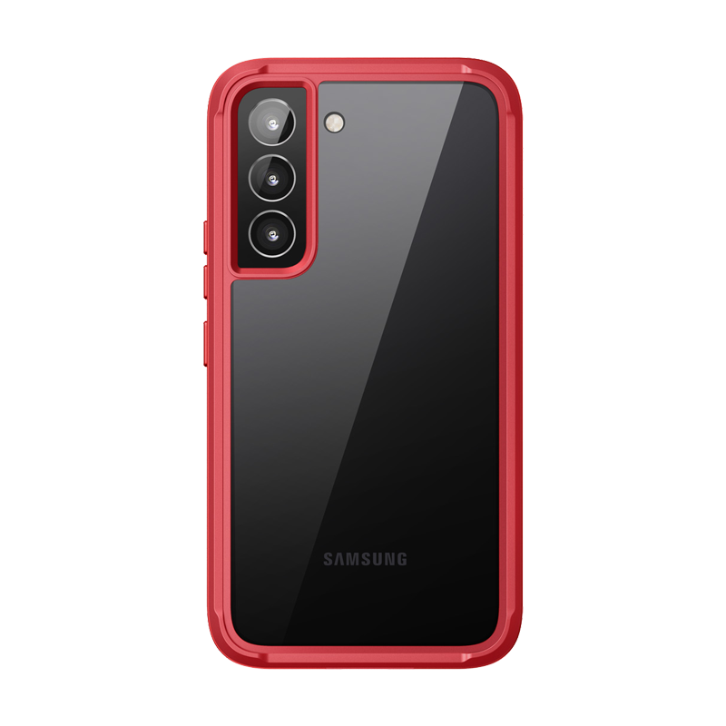 Samsung Galaxy S22 Unicorn Beetle EDGE XT Bumper Case - Shockproof Protective Cover with Metallic Red Finish | Perfect for Outdoor Activities, Travel & Daily Use
