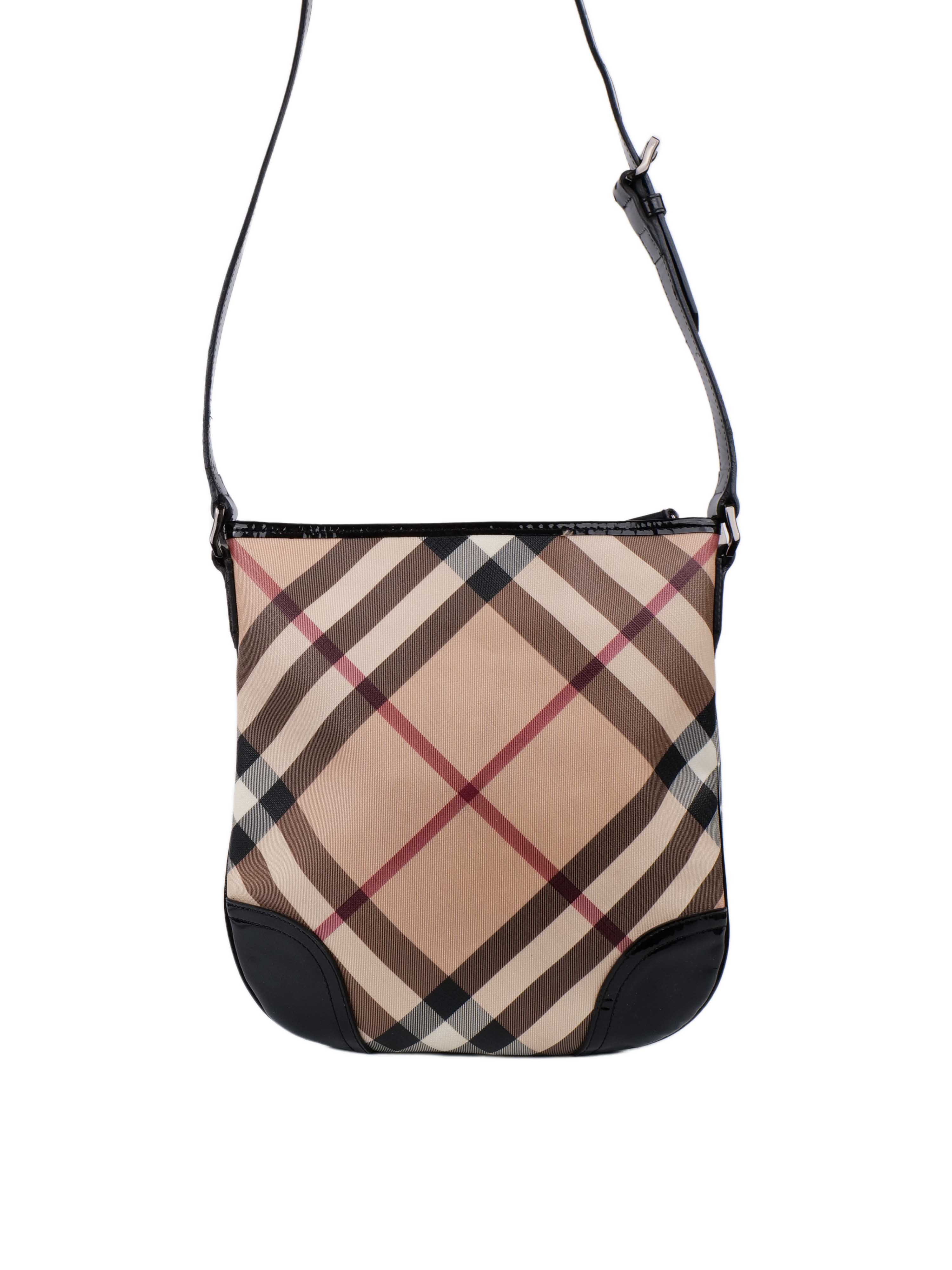 Burberry Haymarket Check Shoulder Tote Bag - Luxury Designer Handbag for Women | Perfect for Work, Travel & Everyday Use