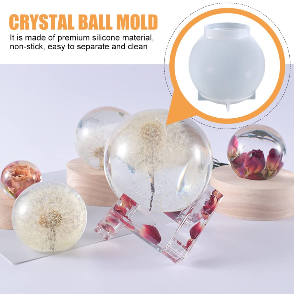 Premium 2-Piece Silicone Sphere Molds for DIY Soap, Candle, and Epoxy Resin Casting – Perfect for Handmade Crafts, Home Decor, and Gift Making