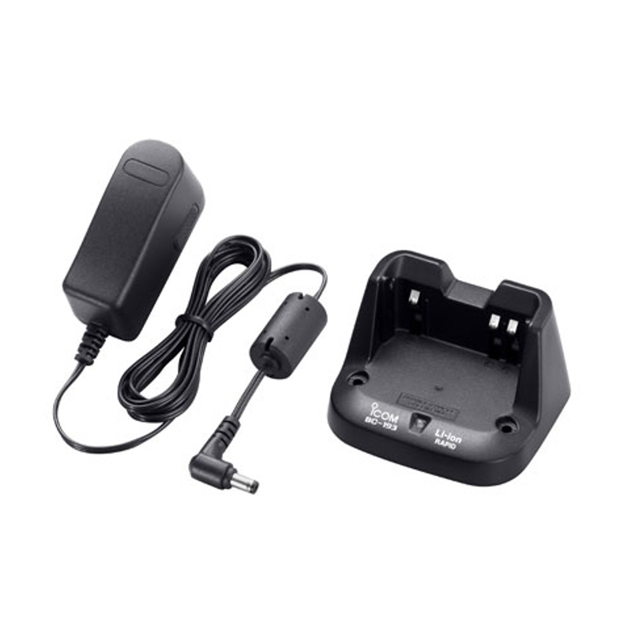 Icom BC193E Rapid Charger for BP265 Li-ion Battery - 100-240V Euro Plug - Fast Charging for Icom Radios - Perfect for Emergency, Marine & Outdoor Use
