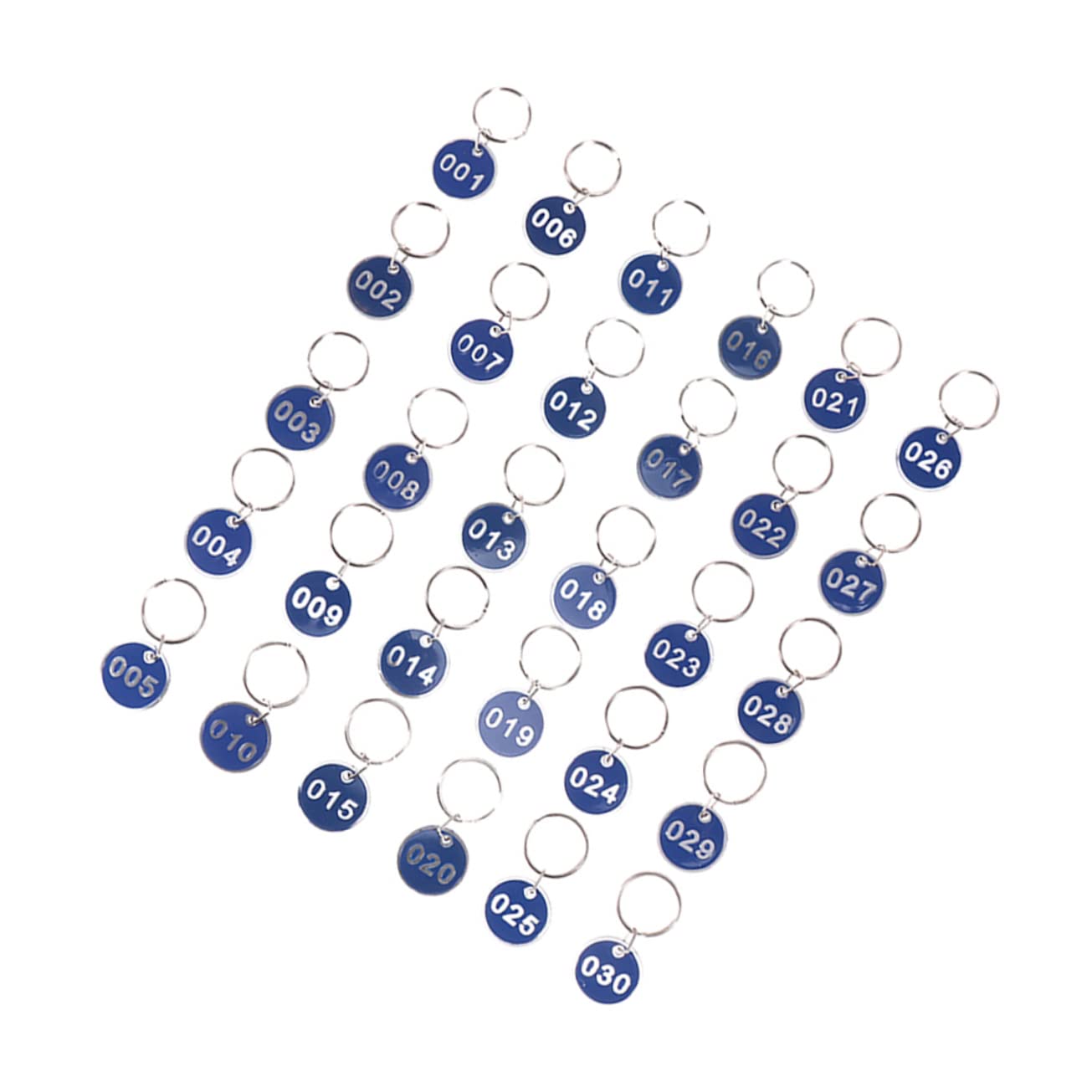Parliky 1 Set Number Plates & Key Ring Labels - Durable Luggage ID Tags for Travel, Suitcases, Backpacks & Pets - Waterproof & Customizable Identification Tags for Easy Organization