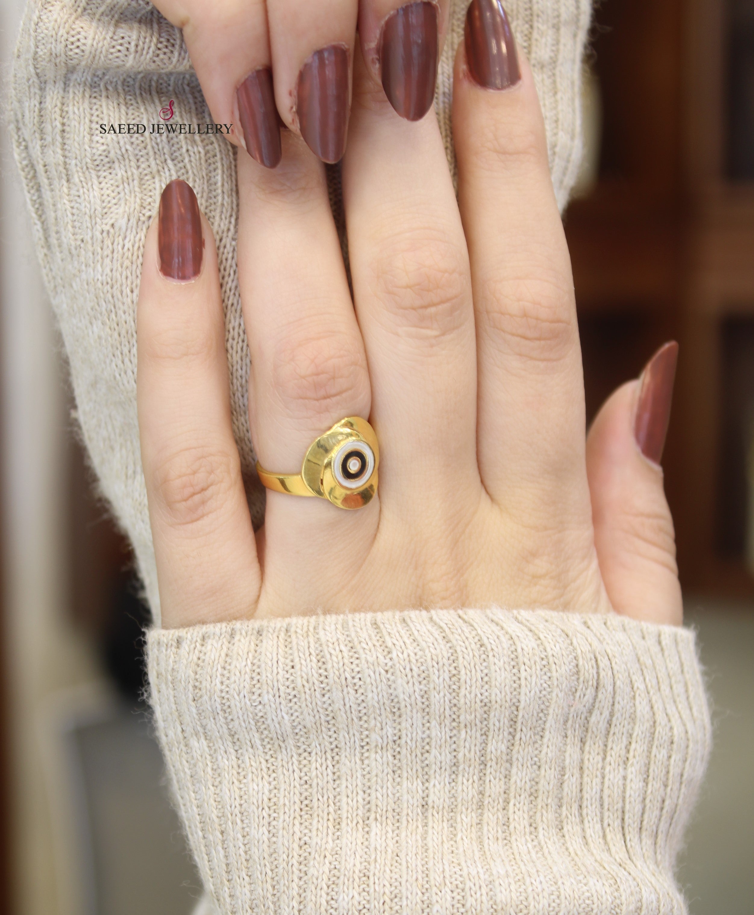 Imported Enamel Ring for Women - Elegant Handmade Jewelry Gift for Birthday, Anniversary & Special Occasions