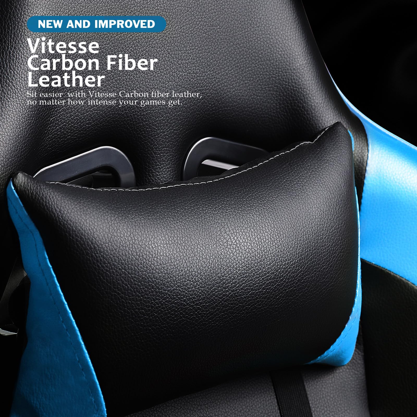 VITESSE Ergonomic Gaming Chair for Adults - High Back PC Computer Office Chair with Adjustable Lumbar Support & Headrest - 300 lbs Weight Capacity - Perfect for Gaming, Working, and Home Office Use