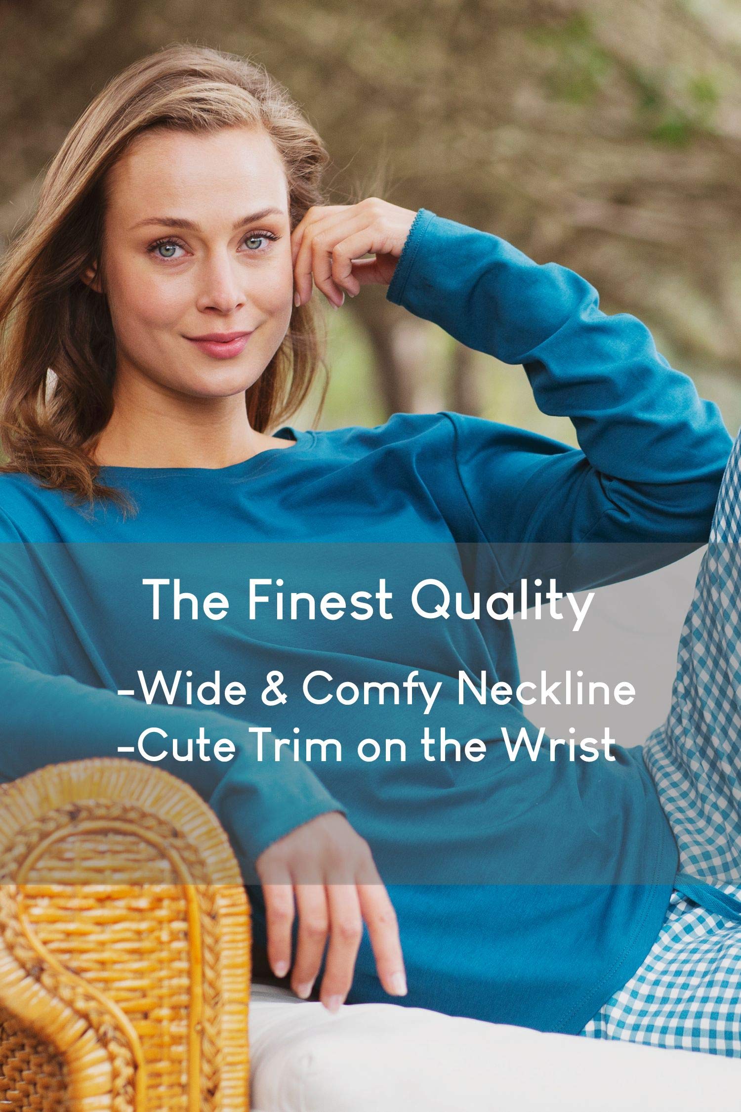 Premium Pima Cotton Women's Pajama Set - Ultra Soft Sleepwear for Women - Lounge & Sleep Comfort - Perfect for Weekend Relaxation, Nighttime Comfort and Cozy Evenings at Home