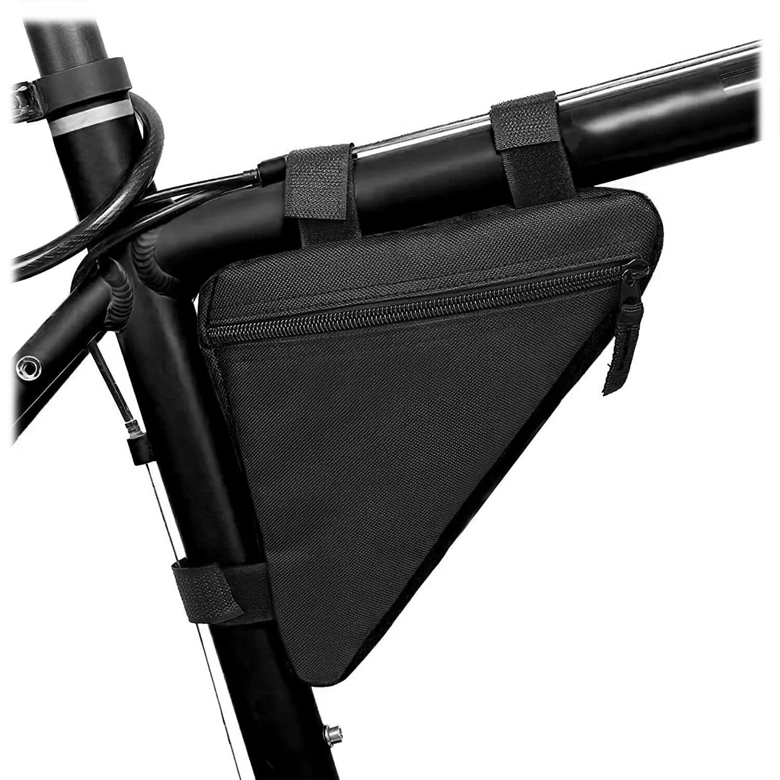 **Waterproof Bike Frame Bag - Durable Bicycle Triangle Storage Pouch for Cycling Accessories - Perfect for Mountain Biking, Commuting & Road Trips**