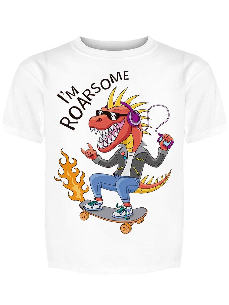 Roarsome Red Dinosaur Graphic T-Shirt for Men - Cool Dino Print Tee for Casual Wear, Parties & Everyday Outfits