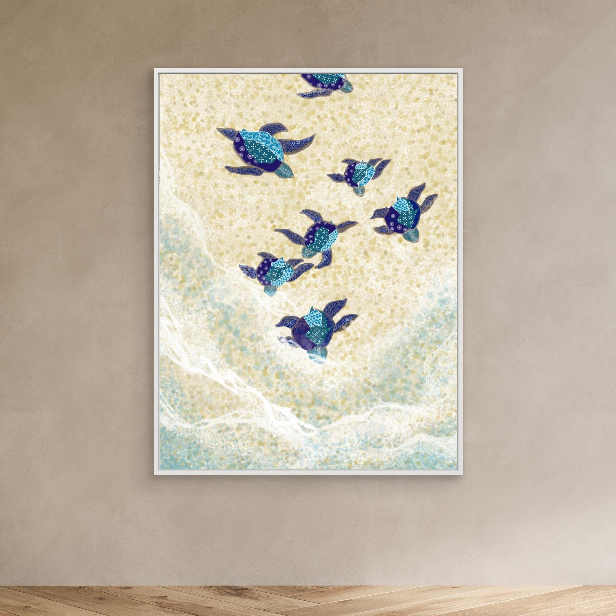Survival Canvas Print by Art By The Ocean - Nature Wall Art for Living Room, Bedroom & Office Decor